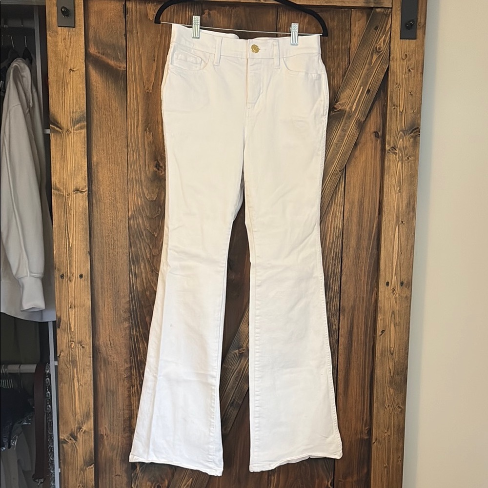 Ryegrass White Flared Jeans